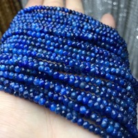 Perle de cyanite bleue de haute qualité 1.5-3.5mm perles de pierre de cyanite naturelle à facettes carrées rondes personnalisées pour la fabrication de bijoux