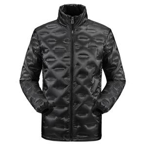 Winter Middle-aged Business Casual Warm Coat Light 90 <strong>White</strong> Down <strong>Jacket</strong> Men <strong>Short</strong> Stand Collar - Product Image 5