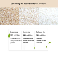 Fraiseuse de riz frais, germe de riz brun, husker de riz, machine à éplucher le riz à usage domestique