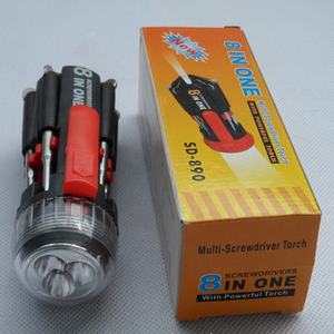 <span class=keywords><strong>Led</strong></span> Zaklamp <span class=keywords><strong>Multi</strong></span> Functionele <span class=keywords><strong>8</strong></span> <span class=keywords><strong>In</strong></span> <span class=keywords><strong>1</strong></span> Hoge Kwaliteit Schroevendraaier Met Zaklamp Draagbare Handgereedschap - Product Image 5