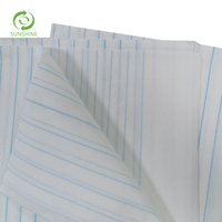 Draps de lit médicaux jetables en papier non tissé SMS PP, imperméables, pour examen hospitalier