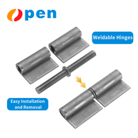 Charnières de porte en métal, charnières de haute qualité, accessoires de soudage, charnières en acier inoxydable, offre spéciale