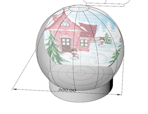 Événements fête clair gonflable cristal Igloo dôme tente à bulles boule à neige gonflable pour la décoration de noël - Product Image 2