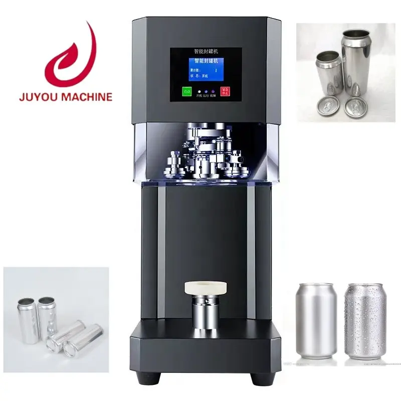 JUYOU high quality pet bottle sealing machine / canning seamer / can sealer for tin can easy to use