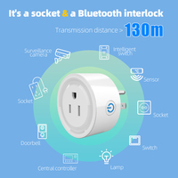 Prise intelligente WiFi Tuya IP44 avec surveillance de la consommation d'énergie, commande vocale pour la domotique, prise de contrôle à distance pour appareils électroménagers