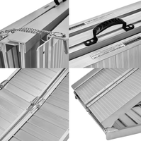 Rampe de scène en aluminium, robuste, pliable, pour scooter de mobilité, fourgonnettes, voitures, rampe pour fauteuil roulant en aluminium, économique