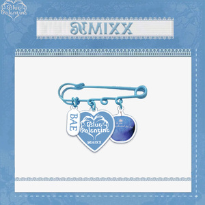 6CM Kpop NMIXX Blue Valentine Comeback Album Broches de hojalata Sullyoon Bae Jiwoo Haewon Ins <span class=keywords><strong>Style</strong></span> Pins Bolsa Accesorios de ropa - Product Image 5