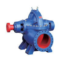 Pompe centrifuge professionnelle en fonte à double aspiration, usinée avec précision pour le transfert d'eau en centrale électrique