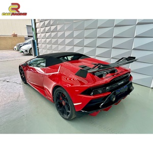 Aileron arrière en carbone sec pour Lamborghini Huracan EVO, mise à niveau vers le kit carrosserie style STO, aileron arrière - Product Image 5