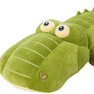 Peluche de cocodrilo grande y realista para niños, cojín suave de almohada - Product Image 1