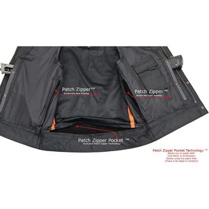 2025 gilet de cavalier de style club sans col en cuir noir pour hommes LKM3711 avec double fermeture avant pour vêtements de moto et de course automobile - Product Image 2