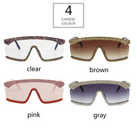 GGCY3916 mode luxe lunettes de soleil party shades diamant strass lunettes de soleil femmes