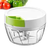 Keukenhulpje Handmatige Snijder Uiensnijder Plastic PP Lemmet Fruit Groente Gereedschap Handmatige Knoflook Snijder Ecologisch LFGB
