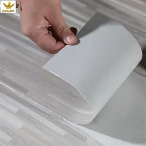 PVC SpcインターロッキングLvtビニールフローリング工場床石プラスチック複合材3D壁カバー