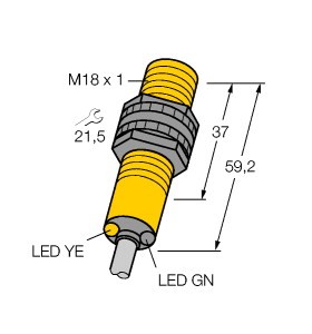 Capteur photoélectrique MT-Turck BIM-UNT-AP7X-0.3-PSG3S Numéro de commande 7700630 Tension de fonctionnement 10-30 VDC M12x 1 - Product Image 3