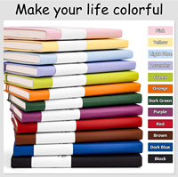 Carnet de notes A5 en cuir PU personnalisé en gros avec sangle élastique, carnet de journal avec logo de marque imprimé
