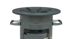 Best Sales Two Door Big Top Grey Cold Roll Sheet Camping Cooking Wood Charcoal <strong>Rocket</strong> <strong>Stove</strong> - Product Image 4