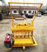 JC4-45 diesel petite pondeuse manuelle mobile de blocs de ciment creux pour ponte d'oeufs prix machine pour la fabrication de briques