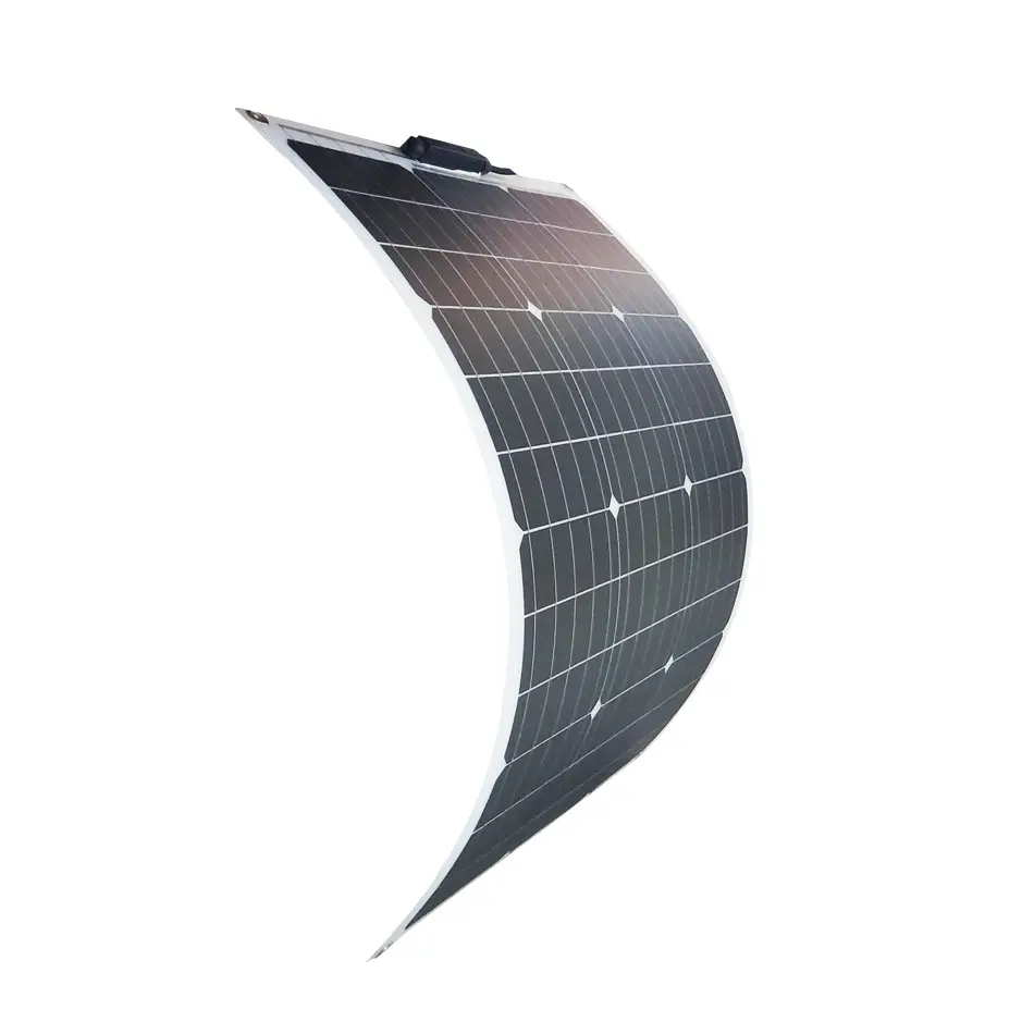 도매 맞춤형 ROHS CE 인증서 단결정 실리콘 12V 50W 휴대용 썬파워 태양 전지 패널 충전기 캠핑