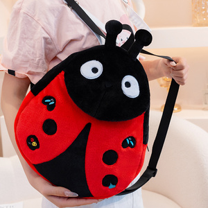 Enfants coccinelle en peluche <span class=keywords><strong>sac</strong></span> à <span class=keywords><strong>dos</strong></span> dessin animé peluche jouets <span class=keywords><strong>sac</strong></span> à <span class=keywords><strong>dos</strong></span> enfants mignon belle <span class=keywords><strong>maternelle</strong></span> enfants sacs - Product Image 4
