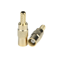 Connecteur coaxial MCX-K-1.5 Femelle Jack Connecteur MCX Sertissage Câbles de communication RG316 RG174 pour antenne