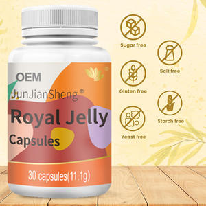 Hoge Potentie Royal Jelly <span class=keywords><strong>Capsules</strong></span> Met Bijenpollen En Propolis Voor Immuunondersteuning En Wellness - Product Image 2