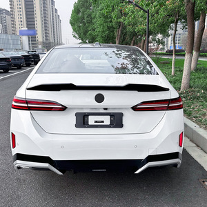 Bmw 5 Series I5 G60 Rear Trunk Spoiler Piano Black Carbon Fiber Texture Ducktail Exterior Modification - Product Image 2