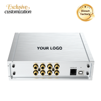 4IN-14OUT Araç DSP Amfisi, Dahili Bluetooth, 4x25W+2x50W, Yüksek Seviye Çıkış, 48kHz 24Bit Araç Ses İşlemcisi