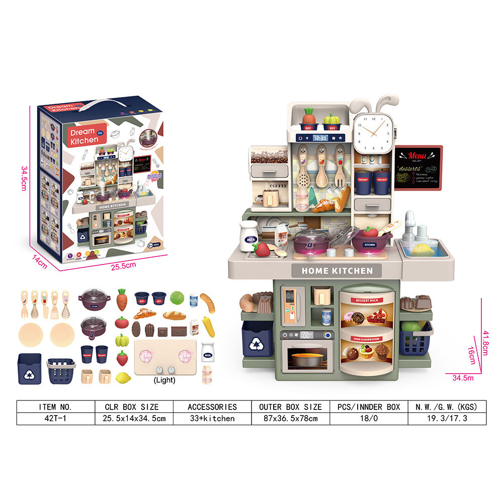 Mesa de comedor para cocina con luces [azul] - Caja de color en inglés