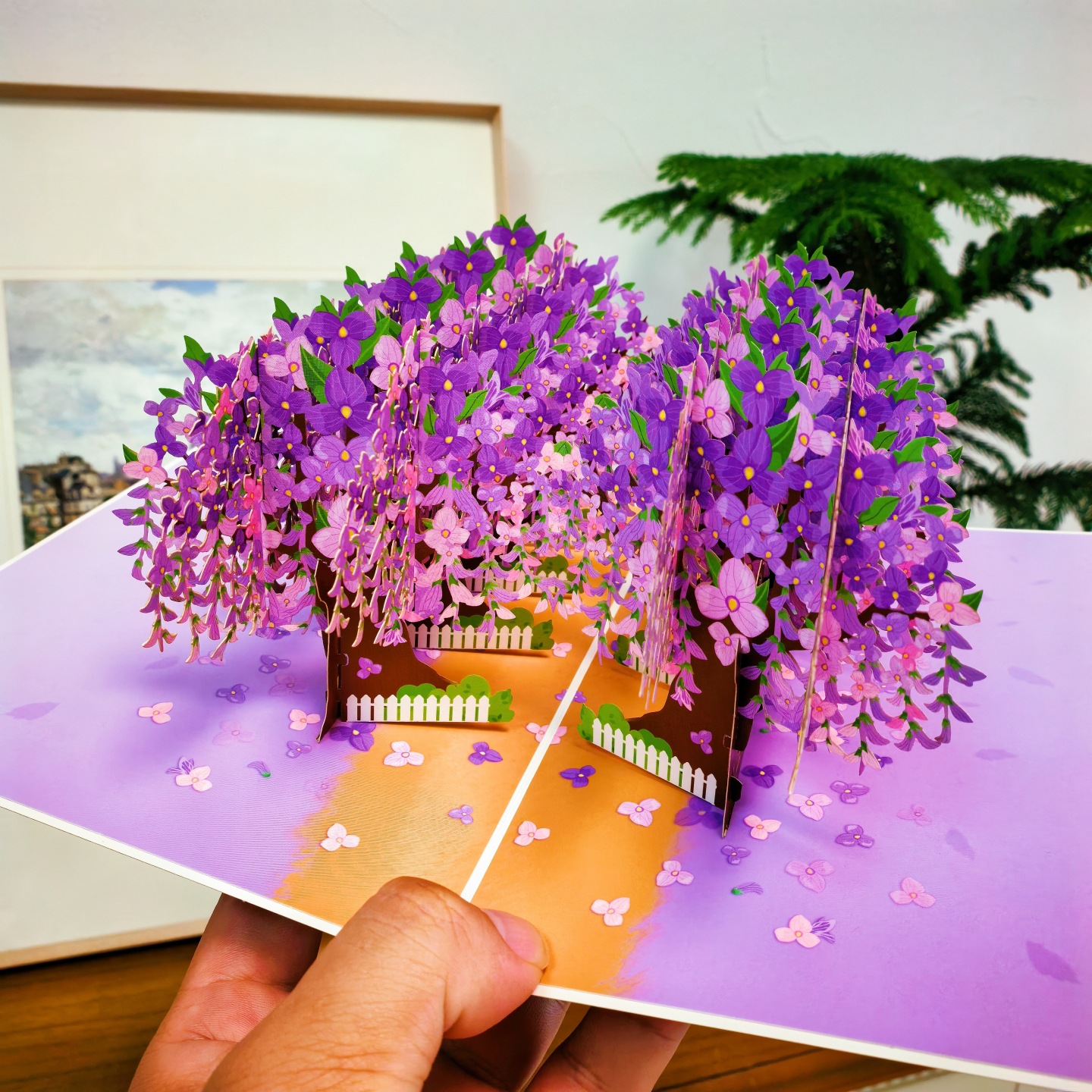 Flores de glicinia