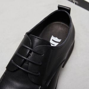 Top Luxury Designer Spring/Summer New British Style Genuine Leather <b>Square</b> Breathable Lace-Up Lightweight Business Wedding Shoes - Product Image 3