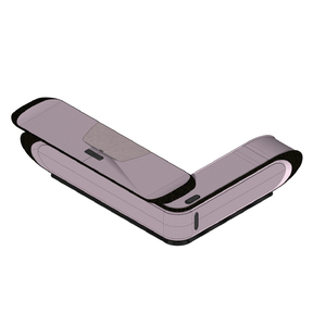 ชุดเฟอร์นิเจอร์โต๊ะทำงานผู้บริหารรูปตัวแอลสีดำทันสมัย โต๊ะทำงานเมลามีน - Product Image 2