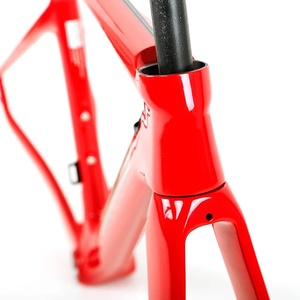 TWITTER R10 Cadre de vélo Cyclone Axe traversant Frein à disque Vélo de course Fibre de carbone Câble caché intégré - Product Image 3