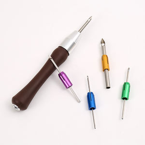 Juegos de agujas de punzón intercambiables de 4 cabezales JC, <span class=keywords><strong>aguja</strong></span> de punzón rusa, <span class=keywords><strong>bordado</strong></span>, Kit de pluma de punto de cruz - Product Image 4