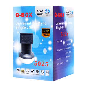 Q-BOX 5025 nouveau fournisseur d'usine universel unique lnb prime haute puissance ku bande <span class=keywords><strong>focus</strong></span> cband lnb <span class=keywords><strong>satellite</strong></span> premium lnb 4k - Product Image 2