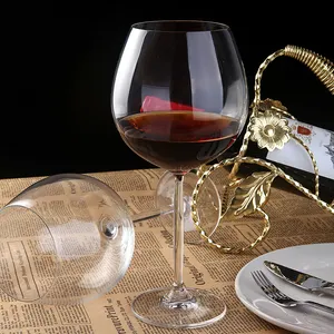 Raymond 30oz lüks kadeh şarap bardağı özel kırmızı büyük şarap cam kadeh yuvarlak şişe restoran şarap bardağı parti için kristal