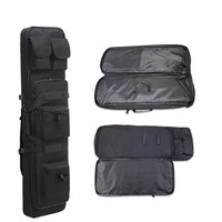 Sac de chasse en maille imperméable et durable avec fermeture éclair, sacoche pour canne à pêche et bandoulière arquée