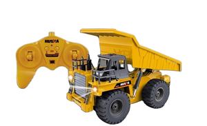 XUEREN <span class=keywords><strong>HUINA</strong></span> — pelle RC <span class=keywords><strong>1540</strong></span>, 1/18G, 6CH, en alliage, jouets de Construction, véhicules d'ingénierie de Construction, camion à benne, offre spéciale, 2.4 - Product Image 5