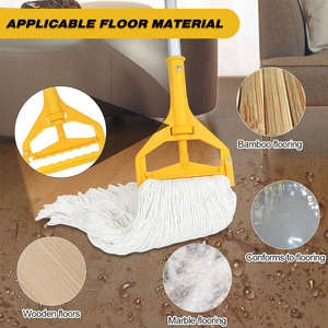 Tête de vadrouille en coton à bandes coupantes de 24oz pour le remplacement de la brosse commerciale pour le nettoyage général et des sols - Product Image 5