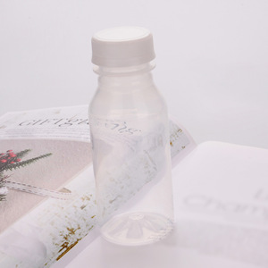 ขวดพลาสติก PP 200 มล. ทรงกระบอก สำหรับเครื่องดื่ม น้ำผลไม้ ชานม เหมาะสำหรับร้านกาแฟ ตลาดกลางคืน - Product Image 2