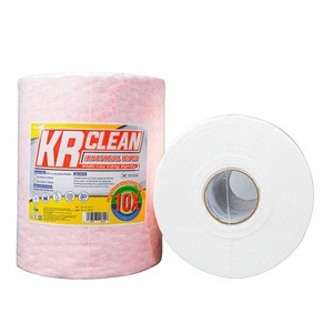 Lingettes Industrielles Non Tissées Écologiques pour Meubles, Rouleau 30x30cm, 320 Lingettes par Rouleau, Chiffons de Nettoyage de Haute Qualité pour Machines - Product Image 1