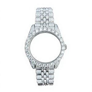 นาฬิกา RUDRA JEWELS หรูหรา สายสแตนเลส สตีล ระบบอัตโนมัติ ดีไซน์สปอร์ต สง่างาม ประดับด้วยโมอิสซาไนต์ - Product Image 1