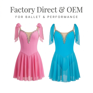 Vestido de Ballet para Niñas, Disfraz de Cupido Rosa Cian Personalizado, Falda de Gasa, Ropa de Danza Clásica para Niñas y Mujeres - Product Image 1