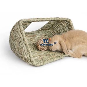 Cheap Price Natural Grass Rabbit House Pet House <b>Cages</b> <b>for</b> Hamster Rabbit Made in Vietnam - Product Image 2