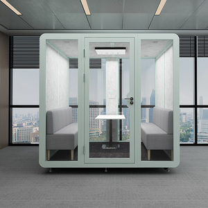 Cabina Telefónica Acústica Modular Compartida, Móvil, Silenciosa e Insonorizada, para Oficina, <span class=keywords><strong>Sala</strong></span> <span class=keywords><strong>de</strong></span> <span class=keywords><strong>Reuniones</strong></span> Multipersonal - Product Image 5