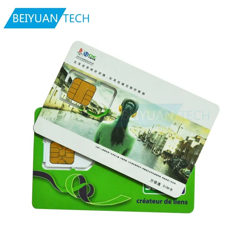 ISO 7816 Mobile Phone Blank SIM Card GSM Prepaid SIM CardsとHigh Quality CanがProgrammable