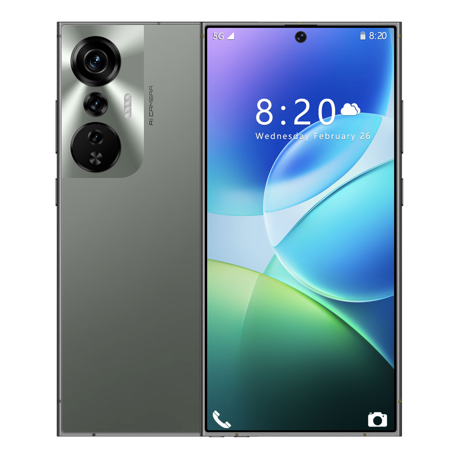 สีเขียว