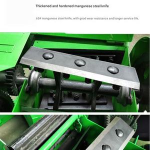Machine à hacher le fourrage électrique avec trémie d'alimentation pour la coupe de l'herbe et des tiges de maïs - Product Image 5