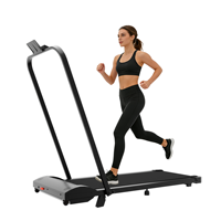 Tapis de course portable de bureau pliable avec connexion à distance électrique sans test de fréquence cardiaque