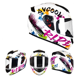 Casque de moto électrique intégral homologué ECE R22.06/DOT, casque de karting, protection ABS, moto tout-terrain - Product Image 6